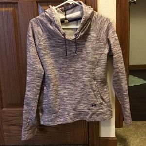 heathered purpled Under Armour sweatshirt